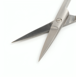 Tijeras de goma de IRIS doradas SS TC de 11,5 cm/4,5 \ "de alta calidad, tijeras veterinarias manuales con estándar de seguridad recto afilado/afilado-MOL - Product Image 2