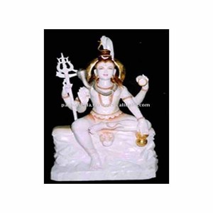 พระศิวะรูปปั้นหินอ่อน - Product Image 1