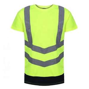 Safety <b>T</b>-<b>Shirts</b> Breathable <b>Black</b> Reflective OEM High Visibility Custom Logo Security Wholesale Prices Safety <b>T</b>-<b>Shirts</b> - Product Image 3