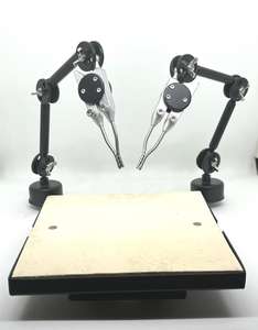 Planche à souder double avec troisième main et plaque céramique rotative 6 pouces x 6 pouces - Product Image 1