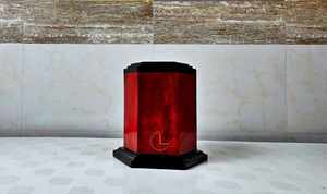 Artisanal Wooden Cremation <b>Urn</b> for Adults Home Decor Memorial Funeral Solution for Humans and Pets for <b>Dogs</b> Ashes Storage - Product Image 6