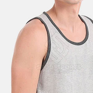 Ropa de entrenamiento de alta calidad más vendida, camiseta sin mangas para hombre, camiseta sin mangas de secado rápido para hombre - Product Image 5