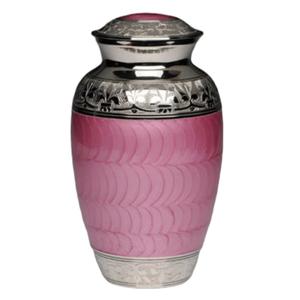 Urnes de crémation pour adultes en laiton de haute qualité avec bande de gravure étain et urnes funéraires en métal fini de couleur verte brillante - Product Image 3