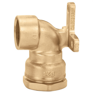 Válvula Angular de Latón para Montaje en Pared, Rosca Hembra 20x1/2, CALEFFI - Product Image 3