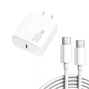 ชุดกล่องชาร์จเร็ว 20W Type C พร้อมสายยาว 2 เมตร พอร์ตคู่ รองรับ PD QC2.0 SCP ใช้ได้กับปลั๊ก EU-US - Product Image 3