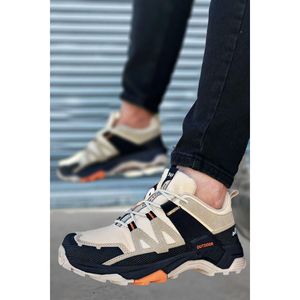 Scarpe uomo Trekking all'aperto rosso nero
