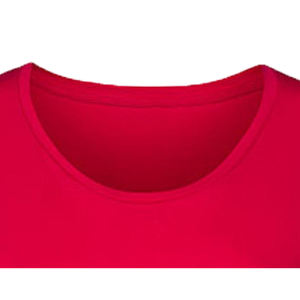 Camiseta Térmica de Invierno Personalizada para Mujer, Cuello Redondo, Manga Corta, Estilo Urbano, Color Sólido, Transpirable, Tejido de Felpa Ecológico, Orgánico - Product Image 2
