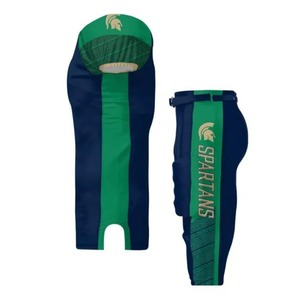 Uniforme de gran tamaño transpirable negro de alta calidad 2025, ropa de fútbol americano cosida por sublimación bordada - Product Image 3