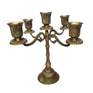 Bougeoir en laiton antique Trois - Product Image 5