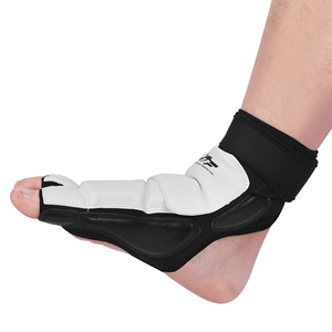 Wholesale Unisex Leather Karate Kick Boxing Leg Protector Instep Equipment for Martial Arts Clothing for <b>Men</b> and Women - Product Image 4