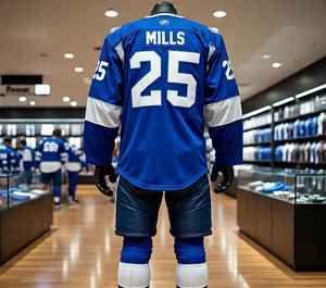 Vente en gros de maillots de hockey sur glace de style toute équipe, uniformes de hockey sur glace, vêtements de sport imprimés sublimés respirants à séchage rapide - Product Image 4