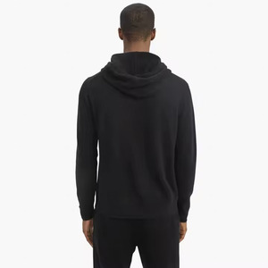 Vente en gros de pull-over tricoté à capuche en coton 100% personnalisé de haute qualité pour hommes - Product Image 4