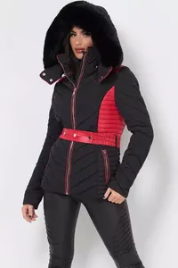 <b>Hooded</b> puffer <b>jacket</b> women <b>padded</b> down winter <b>jacket</b> with custom logo quilted bubble <b>jackets</b> - Product Image 6