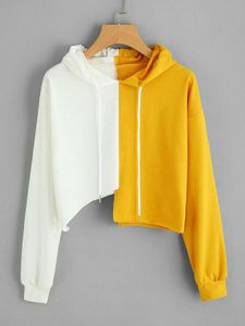 Jersey de mujer de precio barato de fábrica, jersey de bloque de color con logotipo estampado personalizado - Product Image 5