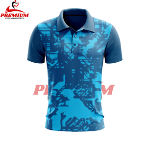 Crea Tu Propia Marca, Diseño Gratuito, 100% Poliéster, 180 gsm, Camiseta Deportiva de Golf de Secado Rápido por Sublimación, Polos para Hombre - Product Image 1