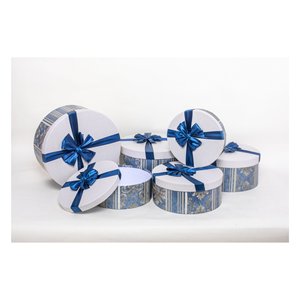 Box of 6 Assorted Blue Paper & Media <b>Boxes</b> AS1132 - Product Image 1