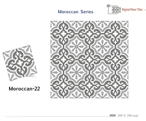 Azulejos de Porcelana Cerámica con Acabado Metálico Estilo Europeo de Primera Calidad, 300x300 mm, Brillo Intenso, Diseño Moderno, Antideslizantes, para Hoteles - Product Image 2