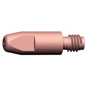 <b>Welding</b> <b>Torch</b> Current Nozzle 1 Mm Wire Diameter M6 28 Mm Length CuCrZr Pack of 10 - Product Image 1