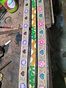 Ceinture de cowboy occidental en cuir de vachette avec boucle en métal en alliage sur mesure OEM avec conception usinée à la main-Meilleur prix de gros - Product Image 4