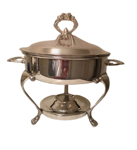 Nouvelle qualité or fini Base Satand chauffe-plats concepteur Buffet chauffe-plats hôtel restauration utilisation de fête de mariage - Product Image 3