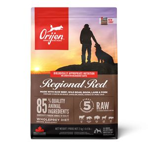 Orijen regionale cibo per cani rossi per tutte le razze e le fasi di vita 2 Kg