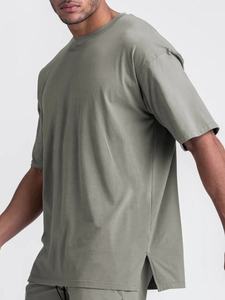 เสื้อยืดผู้ชาย BlanqWear คอกลม แขนสั้น ผ้าฟลีซ ทรงหลวม พรีเมียม ผ้าฝ้าย 100% 280 กรัม ป้องกันแบคทีเรีย แห้งเร็ว - Product Image 3