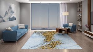 Juego de Alfombras de Lana Anudadas a Mano con Diseño de Patrón Abstracto, Alfombra de Lujo Hecha a Mano para Sala de Estar, Dormitorio, Barra de Oración, Decoración del Hogar - Product Image 2