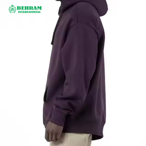 Sweat à capuche unisexe grande taille de haute qualité, coupe classique, hiver, 100% coton molletonné/éponge française, respirant, séchage rapide, directement de l'usine - Product Image 5
