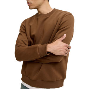 Hombres al por mayor Drop Shoulder Oversized Custom Logo Bordado Sudadera Hombres Sudaderas con capucha Pullover Casual Street Sudaderas - Product Image 3