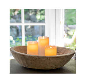 Bol à pâte en bois pour bougies Bol à pâte en bois de conception unique pour bougie chauffe-plat Bol à bougie en bois - Product Image 3