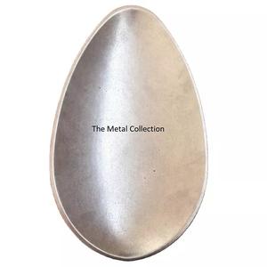 Awesome Serving Bowl for Kitchen Home Hotel Restaurant <b>Silver</b> Finishing Dinner Egg Shaped Brass Serving Bowl <b>Dip</b> Egg Soup Bowls - Product Image 3