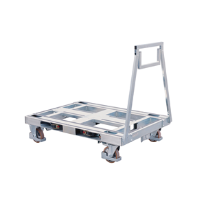 Carrello per pallet, 2 ruote sterzanti/2 ruote fisse (PU) - MAT-BORO-1200X800V1 - Product Image 1