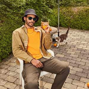 Diseño de logotipo personalizado Impreso Color negro Sólido Liso Sombreros de cubo en blanco para hombres 100% Material de alta calidad Sombreros de Safari - Product Image 2