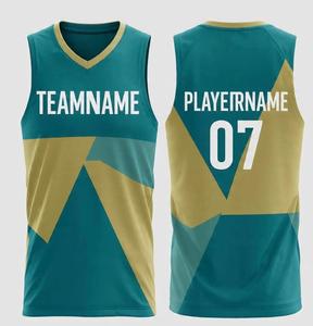 ชุดบาสเก็ตบอลแบบกลับด้านได้สั่งทำขายส่ง พร้อมลายพิมพ์แบบซับลิเมชั่นตามสั่ง ชุดยูนิฟอร์มบาสเก็ตบอลทีม ฤดูร้อน แขนกุด 100% - Product Image 3