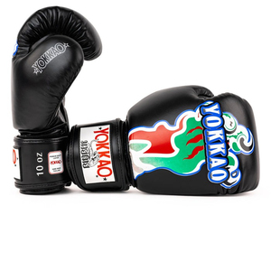 Guantes de boxeo de competición Guantes de boxeo de cuero PU Hombres Mujeres Guantes de boxeo Pantera personalizados - Product Image 2