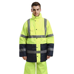 Dernier arrivage Veste de sécurité à capuche réfléchissante pour hommes pour la construction Service OEM personnalisable avec logo personnalisé - Product Image 1