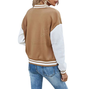 Veste Letterman de style urbain avec coupe confortable Veste Letterman de haute qualité avec mélange de tissus durables - Product Image 4