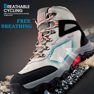 2023 Outdoor Climbing Motorbike Working <b>Boots</b> Waterproof No Slip <b>Men</b> Hiking <b>Boots</b> - Product Image 4