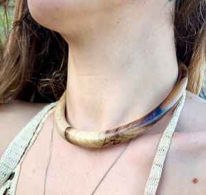 Rosario de Cuentas de Madera de Color Natural Marrón Negro, Collar Religioso en 4 Colores de HWC - Product Image 5