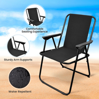 Chaise longue pliante d'extérieur pour jardin, patio, plage, pêche, pique-nique, camping