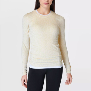Vêtements décontractés légers en coton et en polyester pour femmes, t-shirts de qualité supérieure à manches courtes de couleur simple, chemises pour femmes, vente en gros - Product Image 1