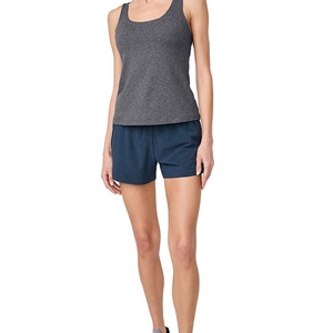 Haut de vêtements de sport léger et respirant pour femmes débardeur de gymnastique à encolure dégagée extensible et flexible tissu à séchage rapide haut pour femme - Product Image 2