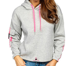 Sweat-shirts à capuche pour femmes en coton 100% de haute qualité, imprimés DTF personnalisés, respirants, décontractés pour l'hiver, streetwear - Product Image 6