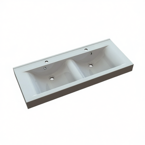 Lavabo de Mármol Recompostado de 120 cm con Doble Lavabo, Categoría de Producto Premium - Product Image 3