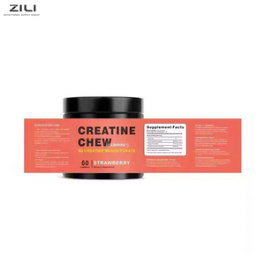 Gummies de créatine monohydrate certifiées GMP à marque privée, 5g de puissance, sans sucre, véganes, pour la <span class=keywords><strong>musculation</strong></span> - Product Image 4