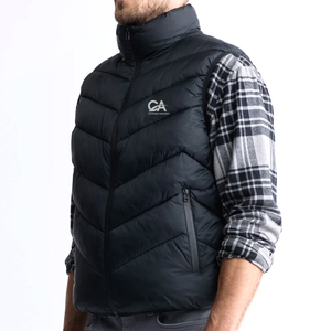 Gilet chaud matelassé pour hommes 100% haute qualité hommes hiver coupe-vent gilet vêtements d'extérieur décontracté matelassé sans manches gilet - Product Image 3