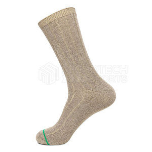 High Quality Factory-Made Cotton Crew <b>Socks</b> Breathable and Comfortable with Knitted Logo Available in <b>Black</b> Blue Red Pink - Product Image 2