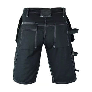 Pantalones de Trabajo al por Mayor, 100% Algodón, Cintura Elástica, Ligeros, Duraderos, Resistentes al Polvo, con Bolsillos para Herramientas, Pantalones Cortos de Trabajo de Seguridad - Product Image 4