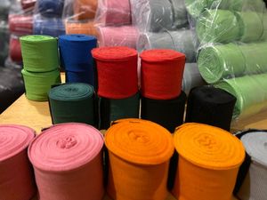 Vendas de Boxeo Premium de Alta Calidad, Protección de Muñeca para Artes Marciales, Vendaje de Algodón/Nailon Transpirable de 5cm*2.5m/3m/5m - Product Image 4