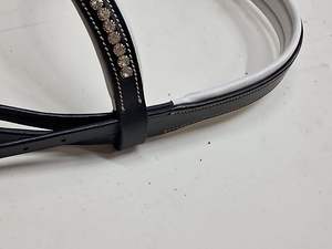 อุปกรณ์ขี่ม้าหนังสีดำแบบพรีเมี่ยม - Product Image 5